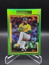 Luis Severino 2025 Topps Archives - #261 Green Foilboard 33/99 - Athletics