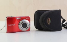 Fujifilm FinePix AV120 12MP Compact Digital Camera Red with Lowepro case