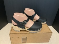 New! Womens MIA Sofia Closed Toe Black Leathe...