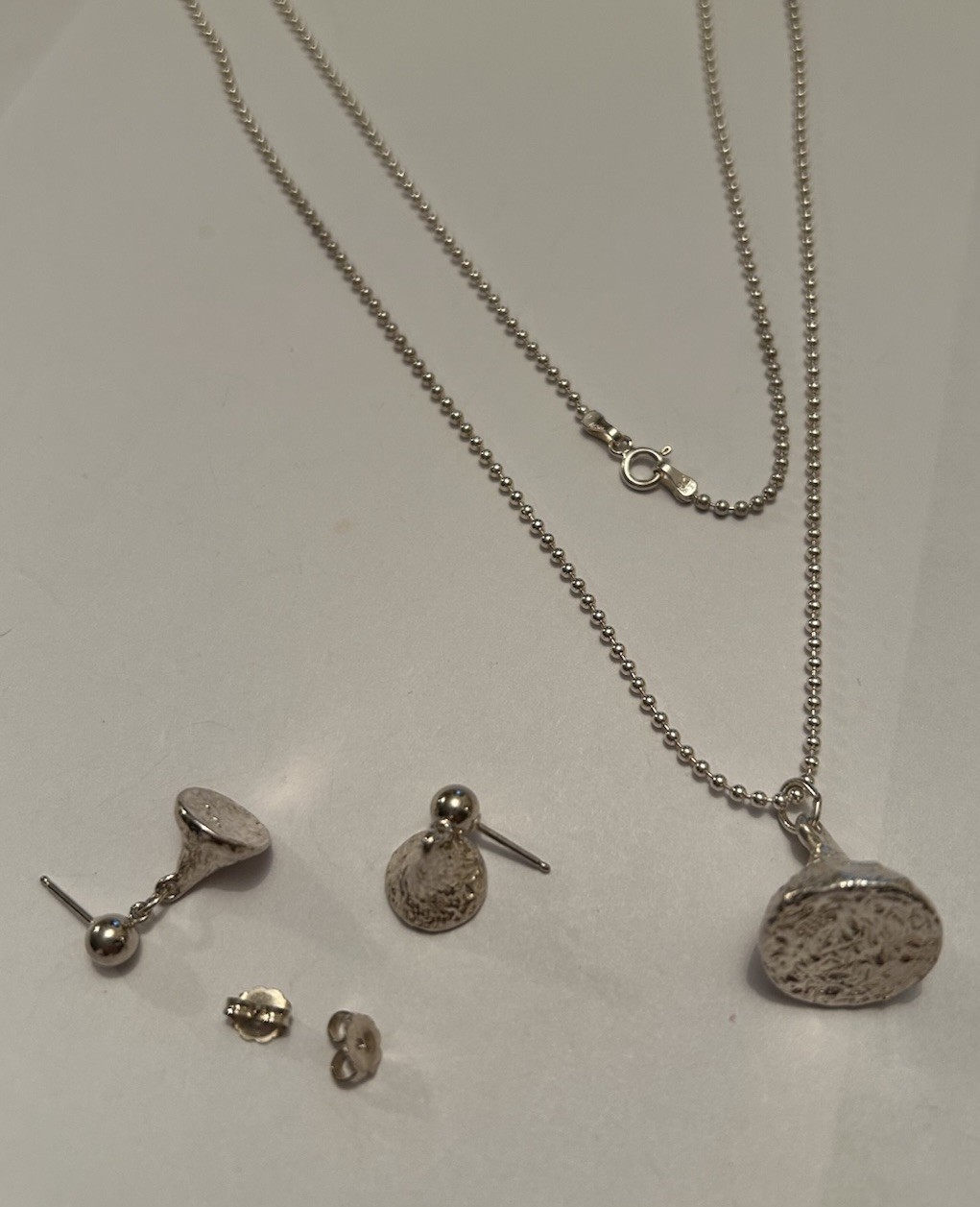 JCP Sterling ~ HERSHEY KISSES Pendant Necklace Matching HERSHEY KISSES EARRINGS