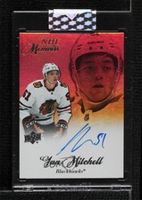 2020-21 Upper Deck Clear Cut NHL Memoirs Auto Ian Mitchell #M-IM Auto 11jd