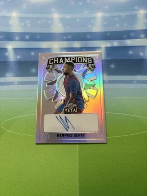 2022 Leaf Metal Champions Auto Memphis Depay /35