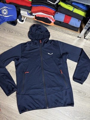 Salewa Puez Altavia Polarlite HD Full Zip Jacket Men s Size M Medium Blue Hiking