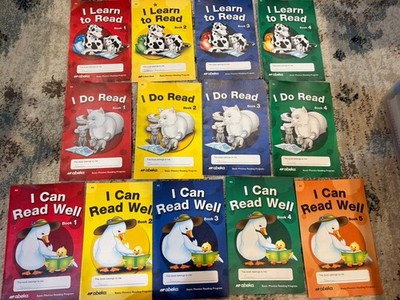 Abeka I Can Read Well, I Do read  Book Sets K5 Basic Phonics Reading Program