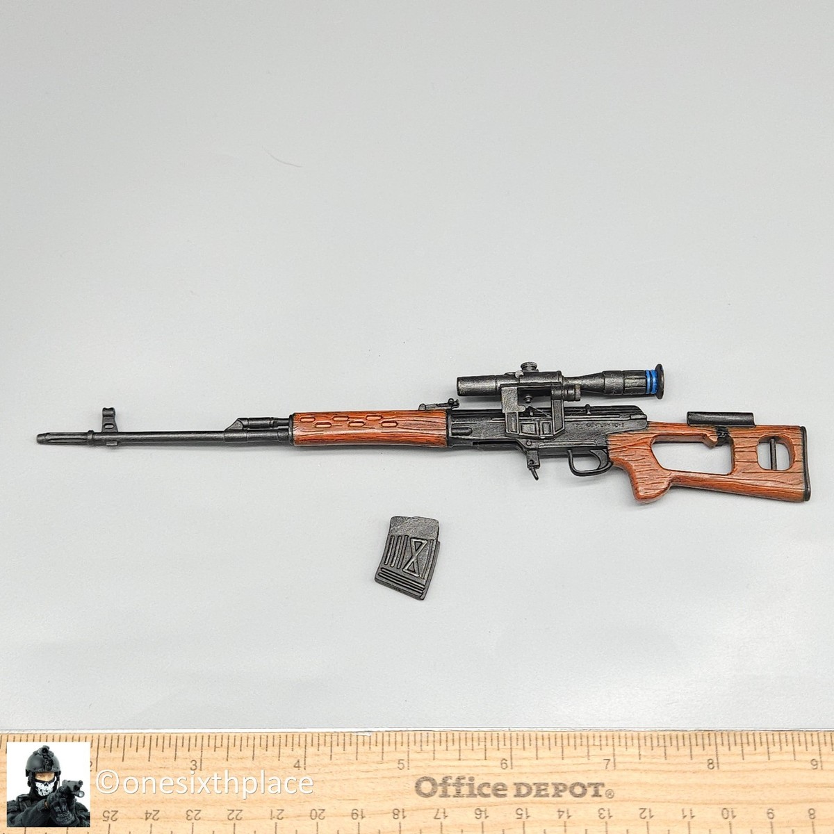 1:6 Ultimate Soldier Russian Spetsnaz SVD Dragunov Sniper Rifle