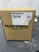 Quorum International 720-69 Cylinder 7" Tall Outdoor Wall Sconce - Noir