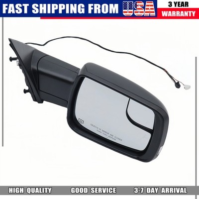 Passenger Side Multi-function Mirror For 2019-24 Ram 1500 w/Power Heated US