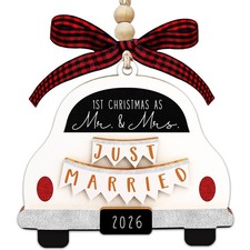 First Christmas Married Ornament 2026, Our First Christmas As Mr and Mrs