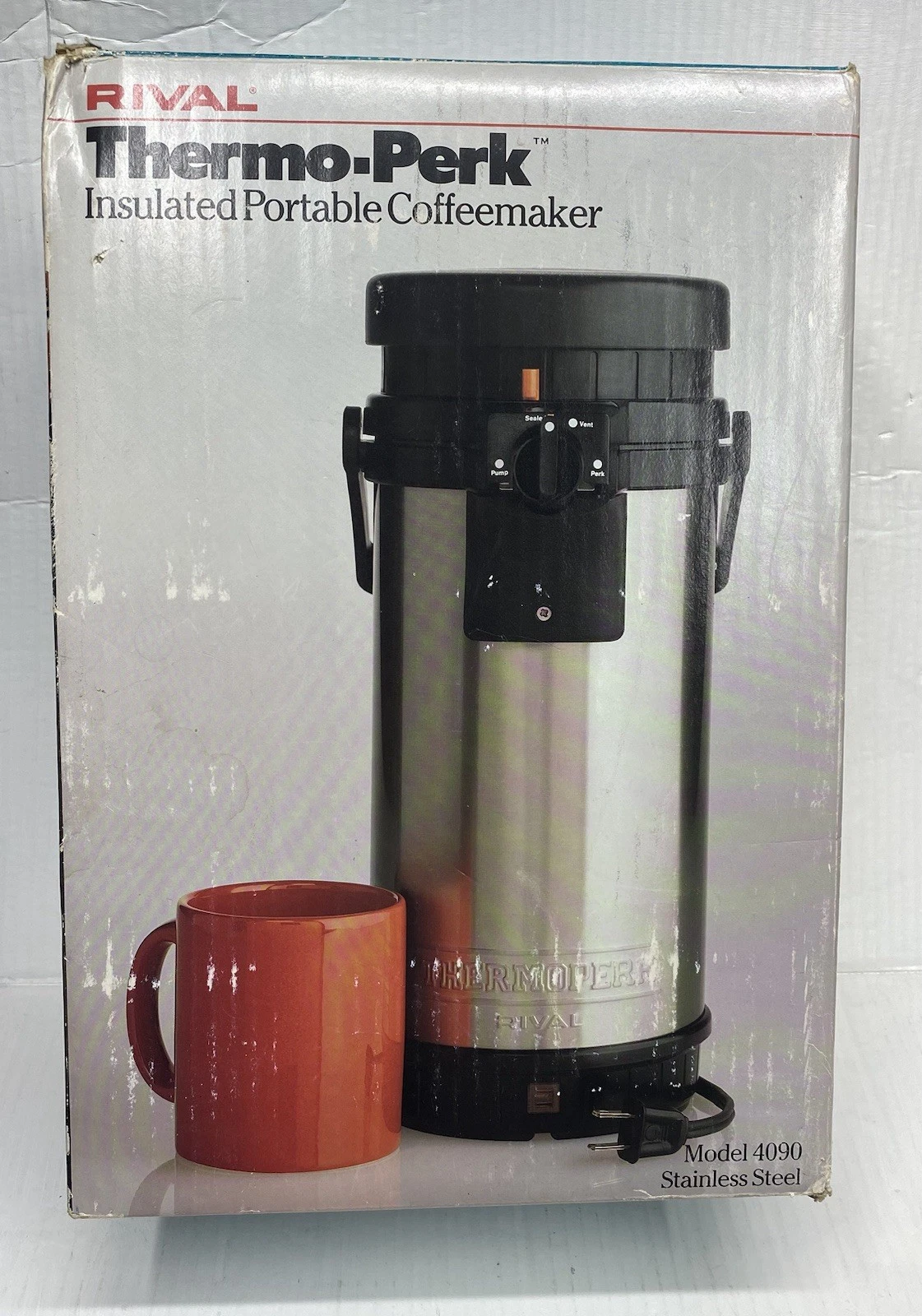 Rival Thermo-Perk Insulated Portable Coffeemaker - Complete In Box