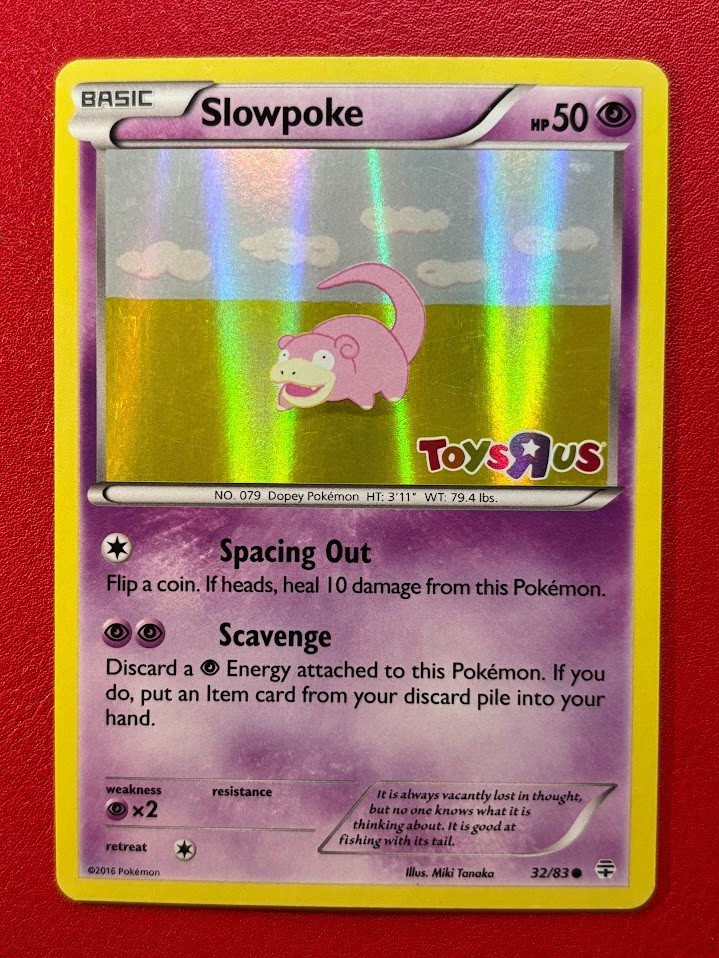 Slowpoke - 32/83 - Toys R Us Promo, Generations - Pokemon Card - MP