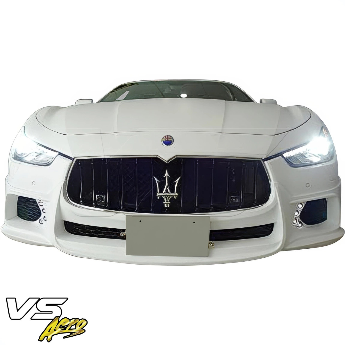 VSaero FRP WAL Front Lip Valance for Ghibli Maserati 13-17 vsaeropart_101451