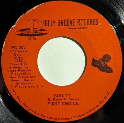 First Choice - Guilty / Wake Up To Me, 7'', (Vinyl)
