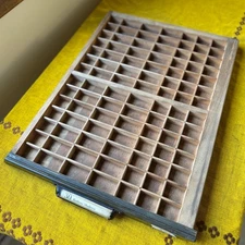 Vintage Letterpress Printers Tray #178