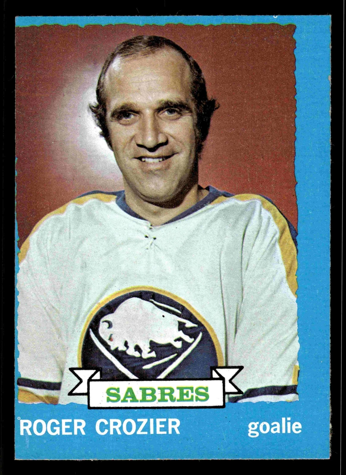 1973-74 Topps Roger Crozier #108 - Buffalo Sabres