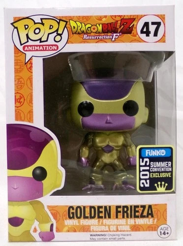 Funko Pop! Dragon Ball Z 47 Golden Frieza 2015 Summer Con Exclusive Animation