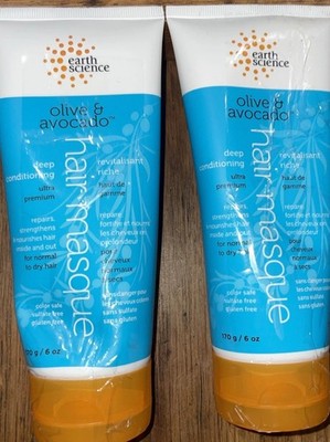 2 Earth Science  Hair Masque Olive And Avocado Each  6 Oz