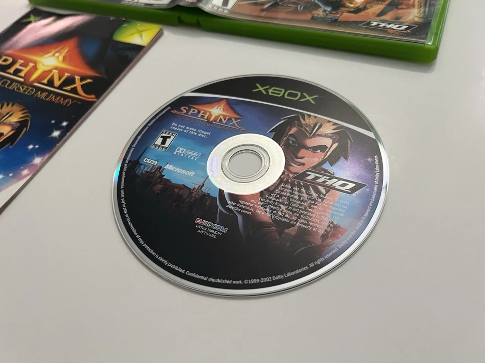 Sphinx And The Cursed Mummy - Microsoft Xbox - CIB Complete - Image 3 of 3