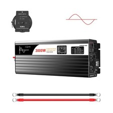 Xijia 3000W Peak Power 6000W Pure Sine Wave Inverter DC 72V to AC 120V 60HZ...