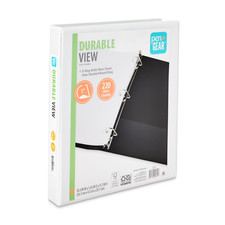 Pen Gear Durable View 1" D-Ring Binder White School 1-Pack - FREE SHIPPING