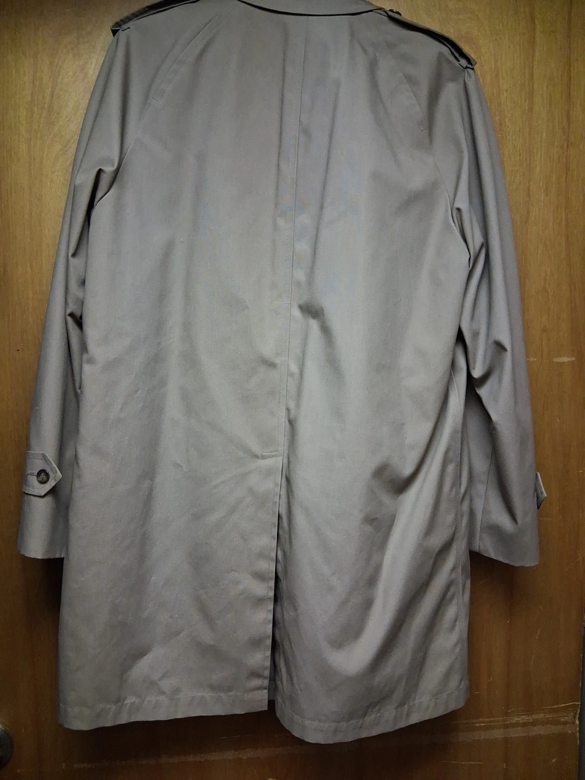 London Fog By Wamsutta Thinsulate 3M Long Classic Trench Coat Men’s Size 38 Reg image 6