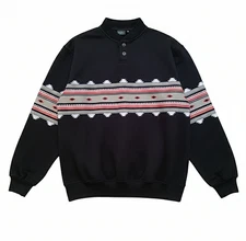 VTG 90s Scandia Woods Men’s M Southwest Aztec Print Crewneck Sweatshirt Pullover