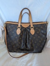 Louis Vuitton Palermo Shoulder Bag PM Brown Canvas