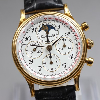 TAG Heuer Edward Heuer 125th Anniversary 188.205/1 Hand Herrenuhr 34mm JAPAN