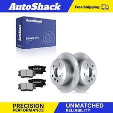 Rear Brake Rotors Ceramic Pads for 2007-2011 Toyota Camry 2007-2012 Lexus ES350