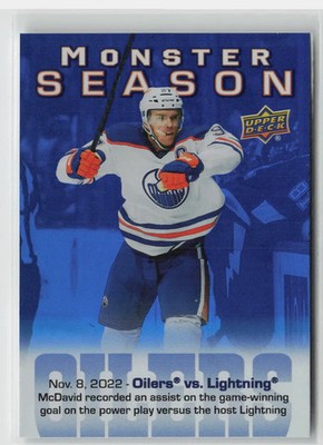 2023-24 Upper Deck Series 2 Monster Season Connor McDavid #MS-14
