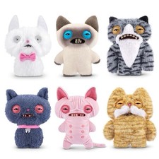 Fuggler Alley Cats Series Set of 6 Plush 9  Funny Ugly Monster Alley Cats X Zuru