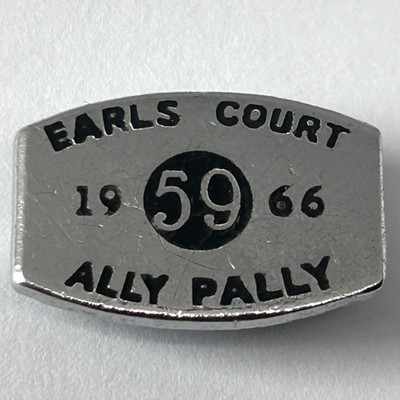 The 59 Club 1966 Earls Court Ally Pally Enamel Pin Badge Motorcycle Rockers