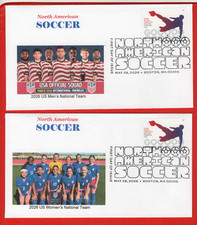 Soccer Set Of 4 Fdcs North American Soccer World Cup Usa National Teams