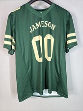 Jameson Irish Whisky Jersey, Mens Football Jersey, Size L, Dark Green/White