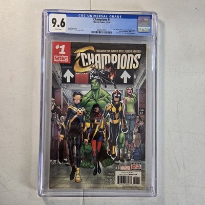 Marvel Comics Champions #1 CGC 9.6 WP New Team 2016