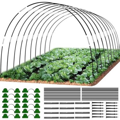 Gewächshausreifen Folientunnel Fiberglas Garten Hochbeet Insektenschutz