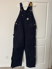 Carhartt Medium Firm Duck Insulated Bib Overall 0R4393-M