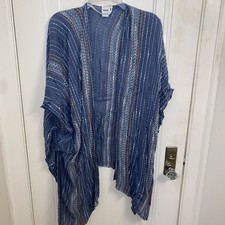 Sonoma Kimono Cover-Up Blue One Size