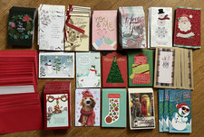 100 Hallmark Holiday Greeting Cards Money Cards with Envelopes Lot New
