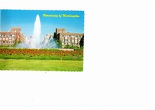 University of WA, Joseph Drumheller Fountain, Postcard