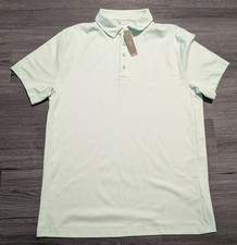 NWT J.Crew Men's Mint Green Coolmax Performance Classic Fit Polo Size Small