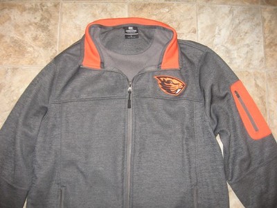 OREGON STATE BEAVERS NCAA EMBROIDERED ZIP UP JACKET BY COLOSSEUM