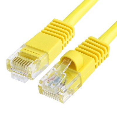75FT Cat5e Ethernet Cable UTP LAN Network Patch Cord RJ45 Cat 5e Cable - Yellow