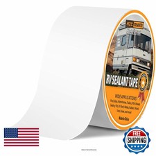HZCOYIM RV Roof Tape White 4" x 50' for Camper Boat Window Truck