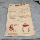 Original Marx Daktari 3720 Playset Instruction Sheet