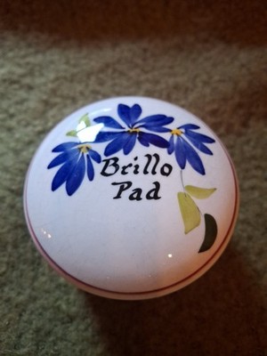 Toni Raymond Vintage Keramik Brillo Pad Topf