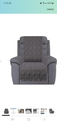 Easy-Going Recliner Sofa Slipcover Water Resistant Cover (S1574)