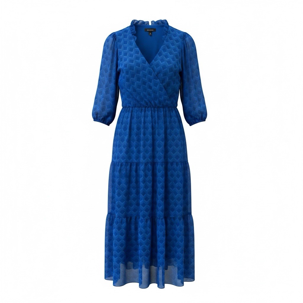 maison tara maxi dress Maison Tara Women's Watercolor Chiffon Maxi Dress