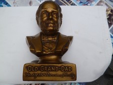 Werbefigur Old Grand Dad Büste Kopf Werbung Kentucky Bourbon Whiskie 30cm SELTEN