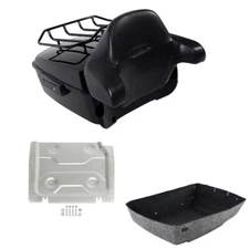 King Trunk Backrest Luggage Rack Plate Fit For Harley Electra Glide 2014-2025