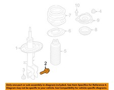 NISSAN OEM 13-24 Altima Front Suspension Struts Components-Strut Bolt 400563JA0A